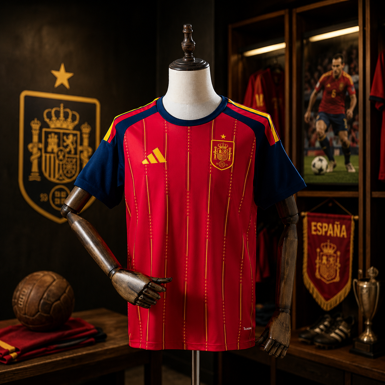 SPAIN HOME FAN VERSION SOLID JERSEY