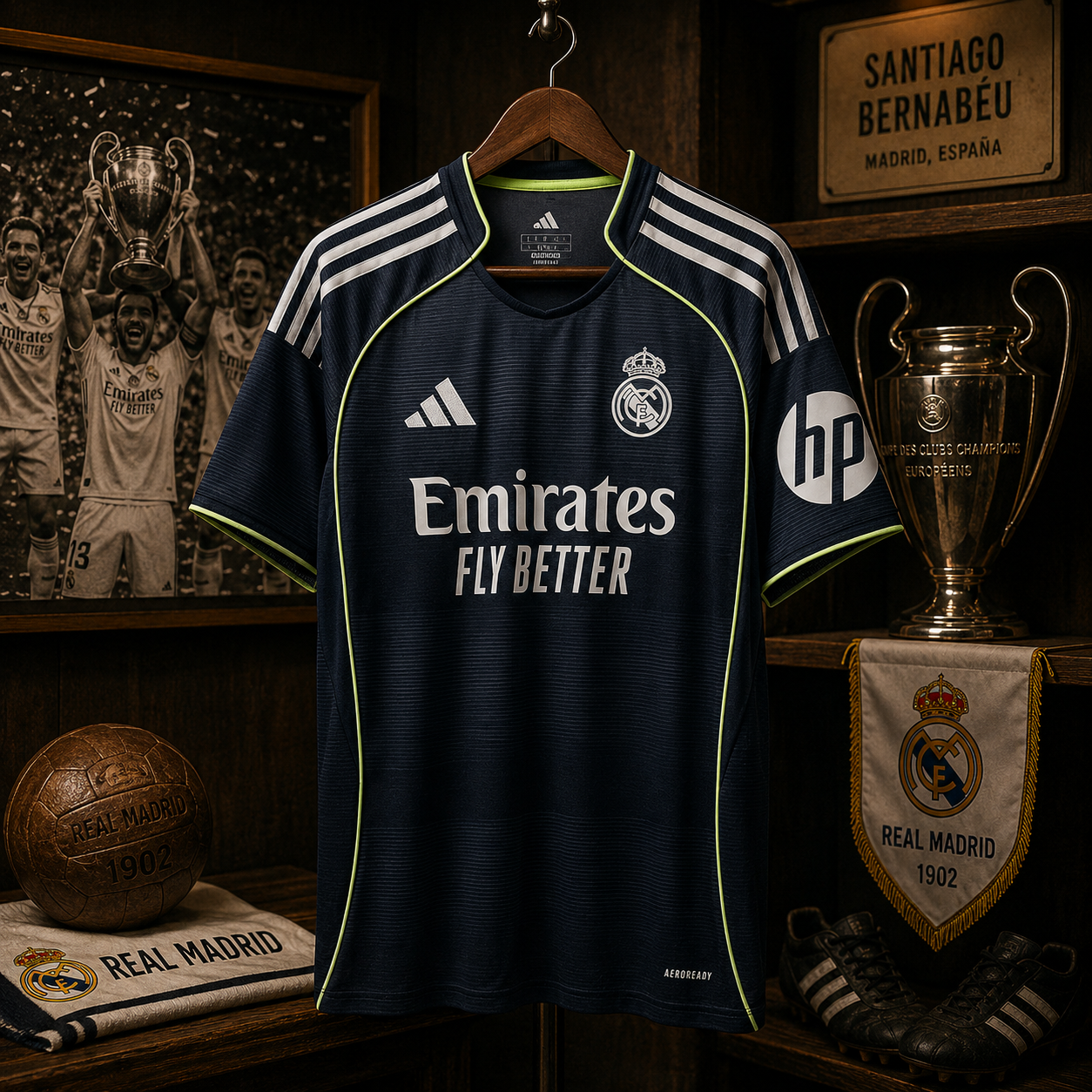 REAL MADRID AWAY FAN VERSION SOLID JERSEY