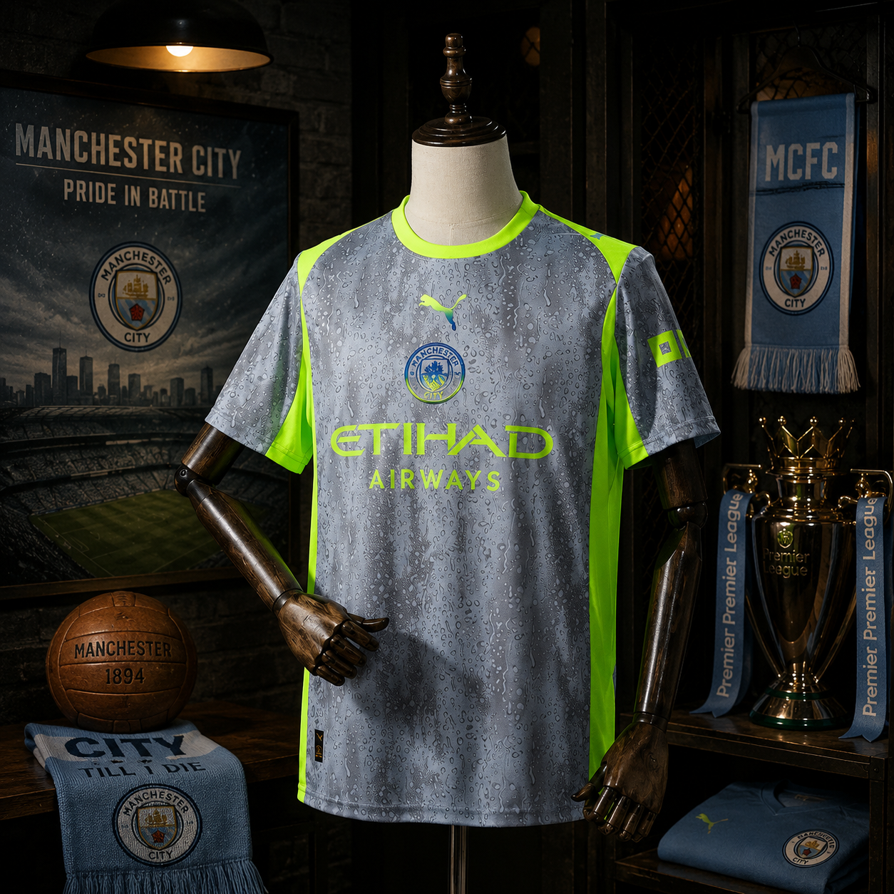 MAN CITY THIRD FAN VERSION SOLID JERSEY