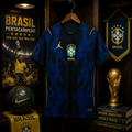 BRAZIL AWAY FAN VERSION SOLID JERSEY