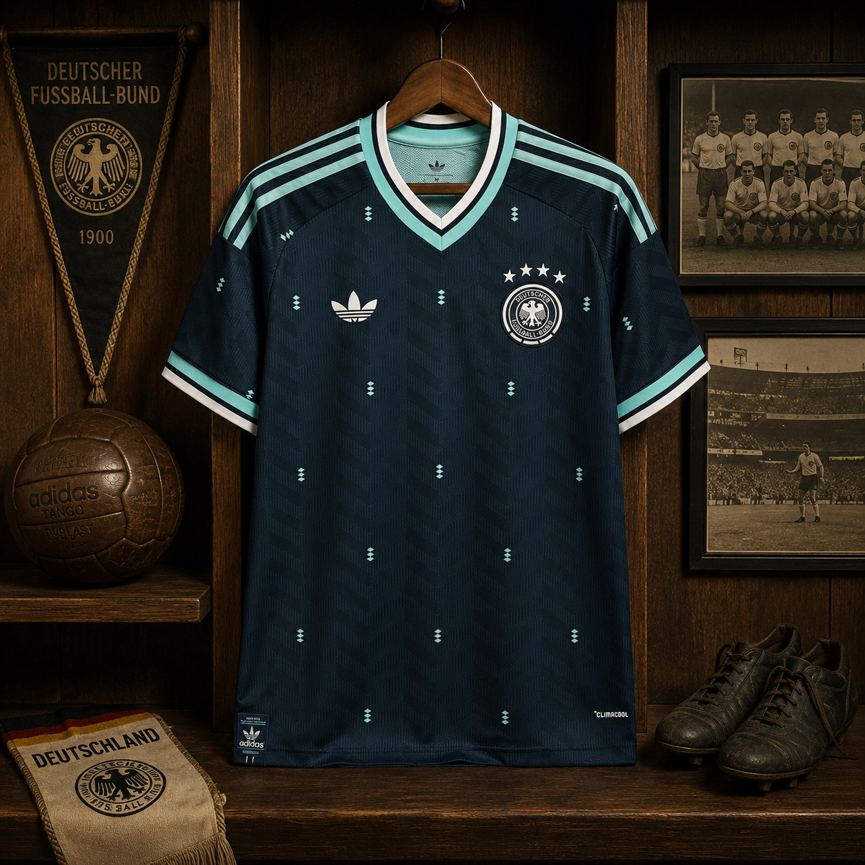 GERMANY AWAY FAN VERSION SOLID JERSEY