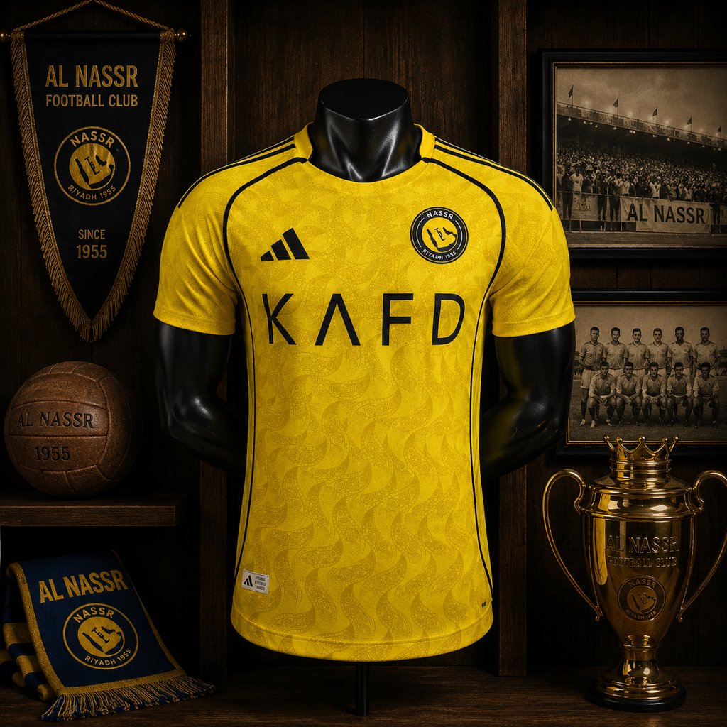 AL NASSR HOME PLAYER VERSION SOLID JERSEY