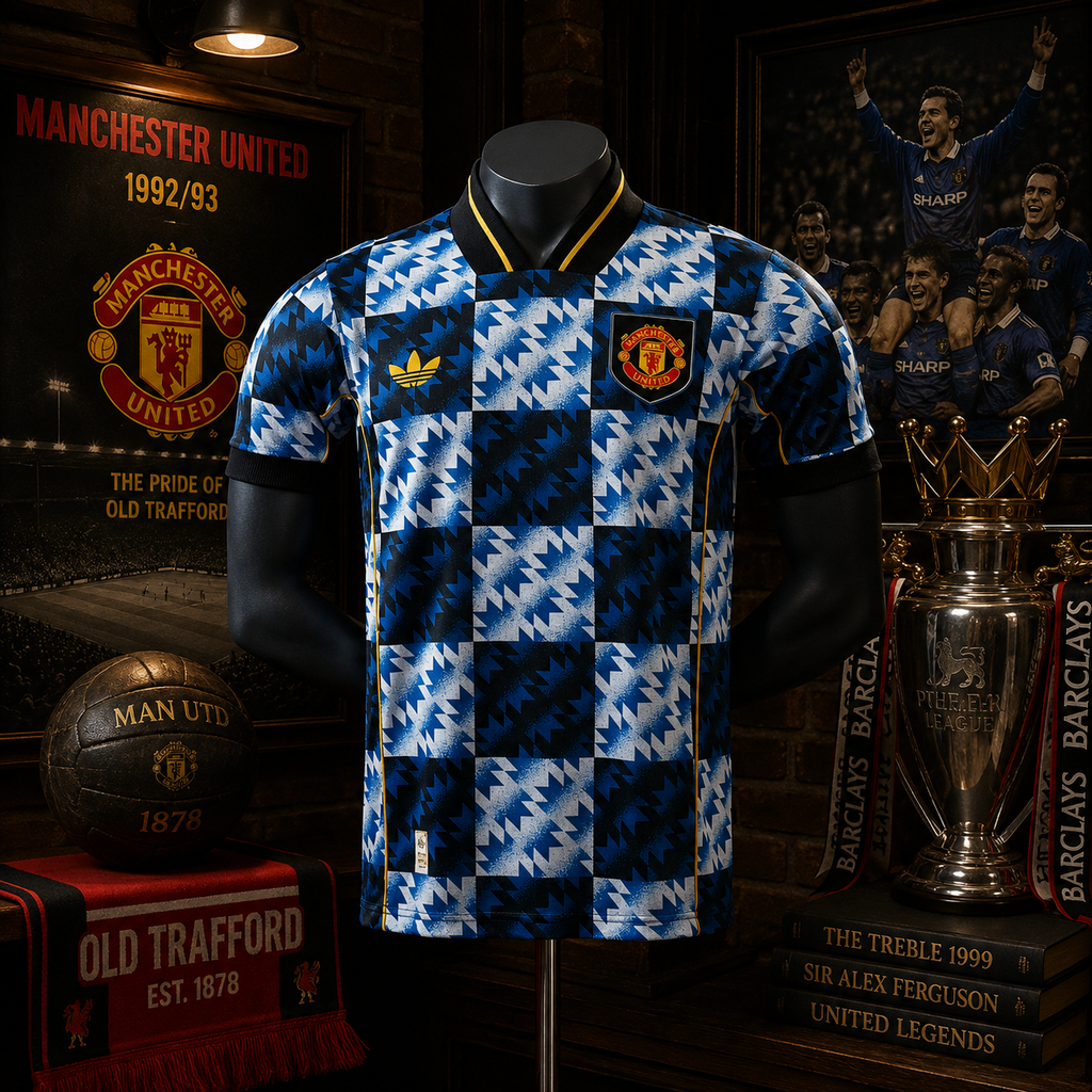 MAN UNITED BLUE ICON PLAYER VERSION SOLID JERSEY