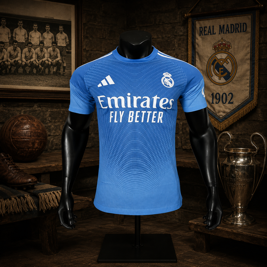 REAL MADRID GOALKEEPER PLAYER VERSION SOLID JERSEY