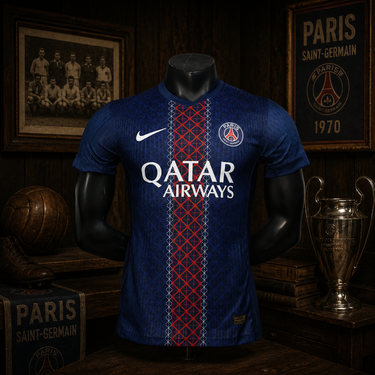 PSG HOME PLAYER VERSION SOLID JERSEY