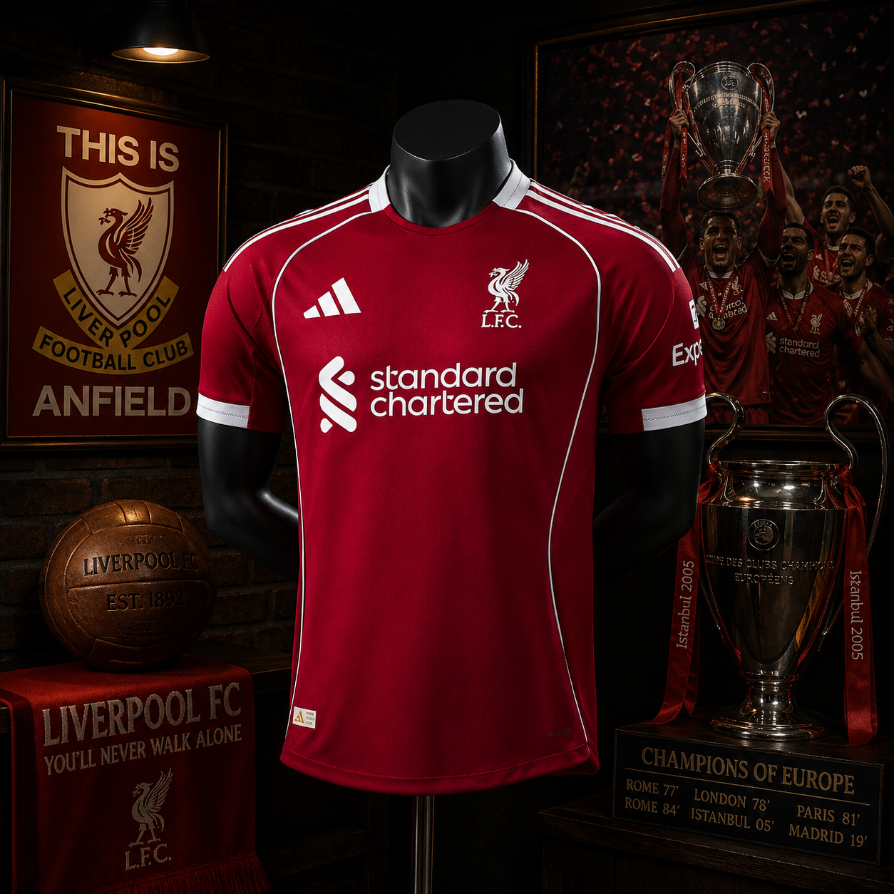 LFC HOME PLAYER VERSION SOLID JERSEY