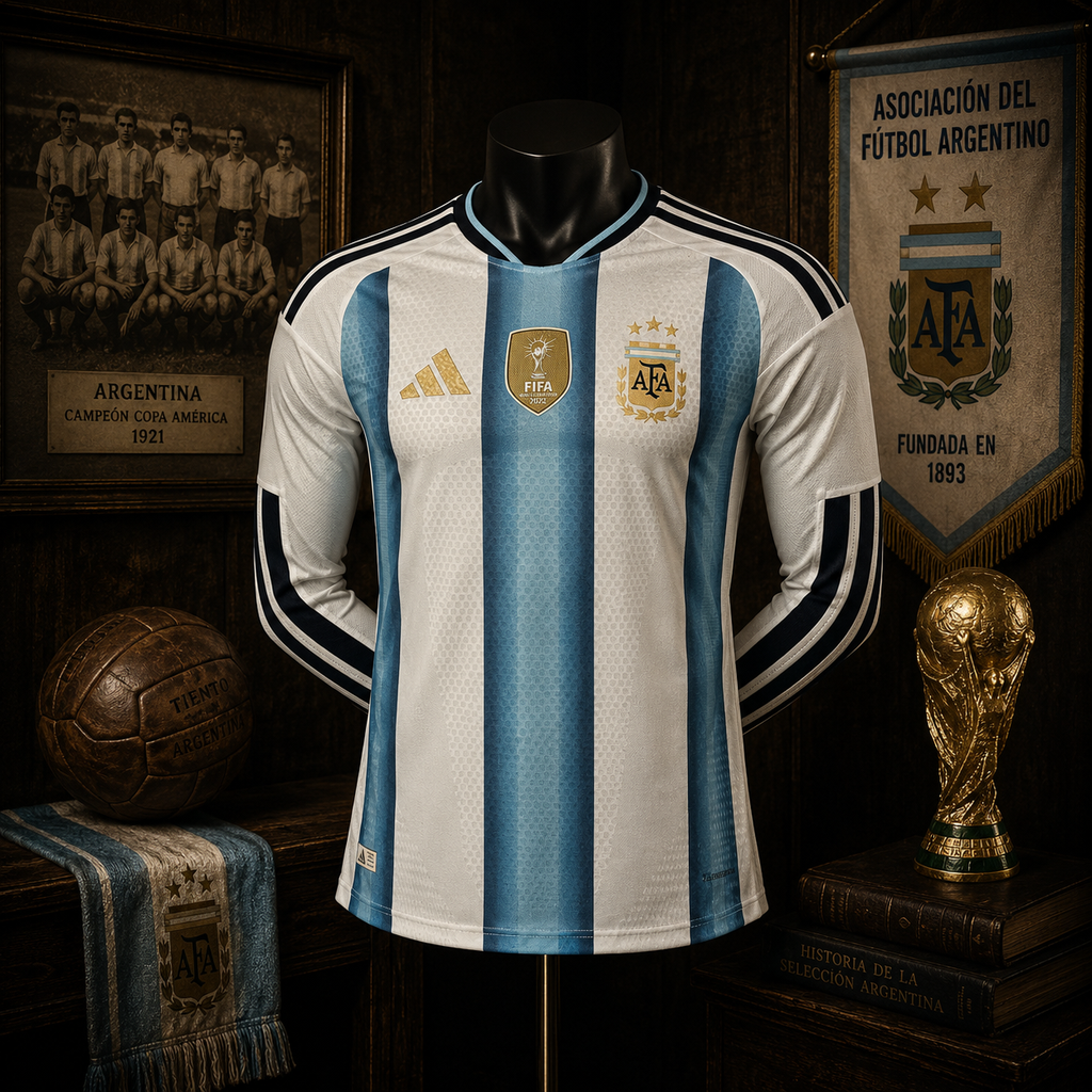 ARGENTINA HOME FULL SLEEVE PLAYER VERSION JERSEY