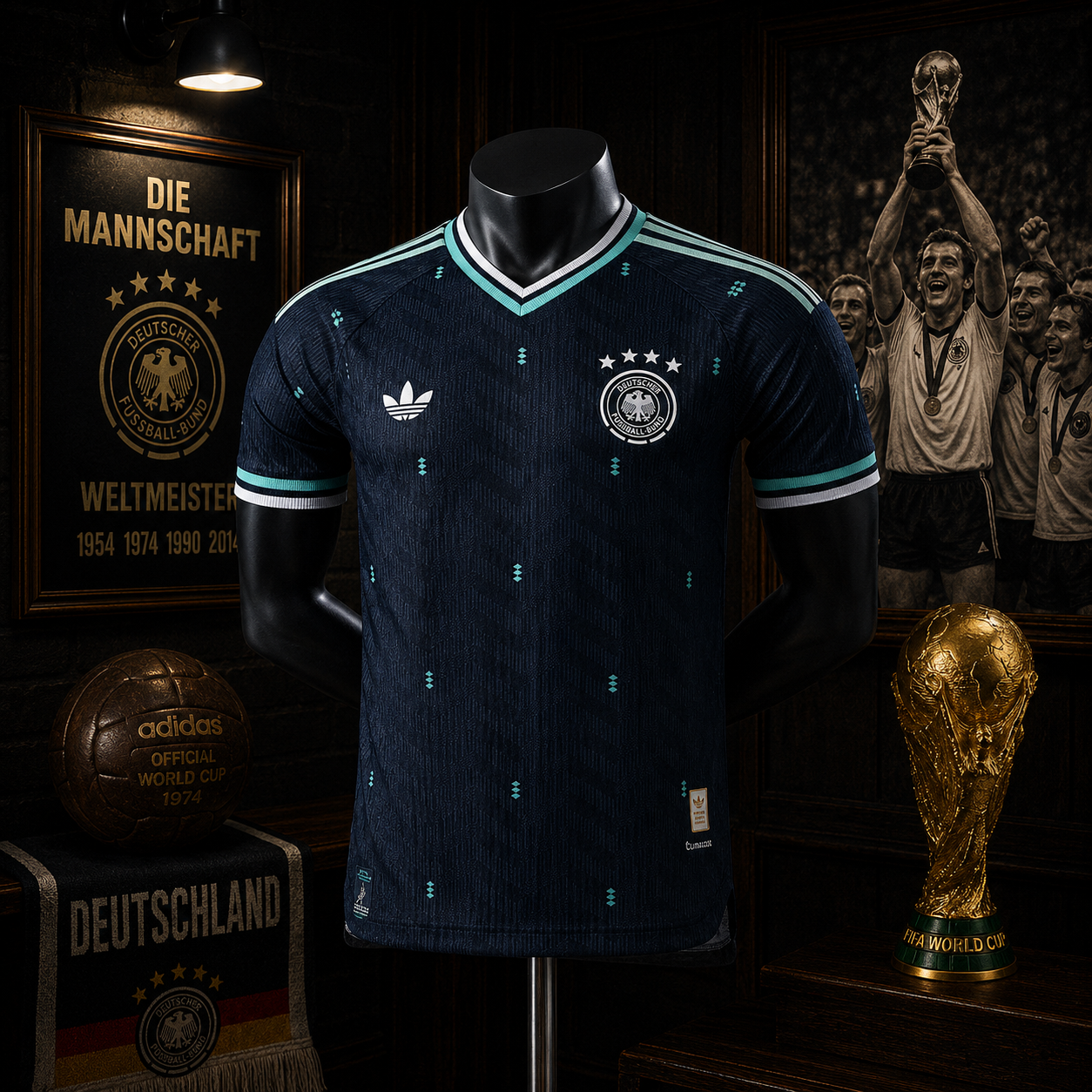 GERMANY AWAY PLAYER VERSION SOLID JERSEY
