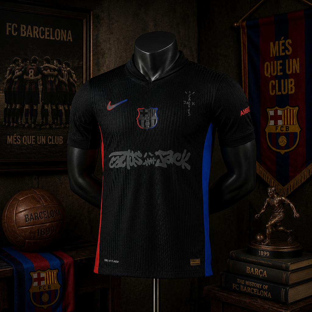 BARCA AWAY TRAVIS SCOTT PLAYER VERSION JERSEY