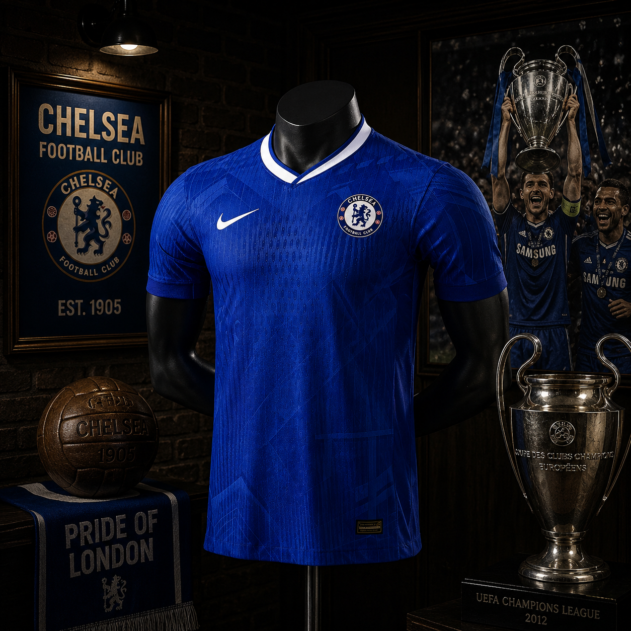 CHELSEA HOME PLAYER VERSION SOLID JERSEY