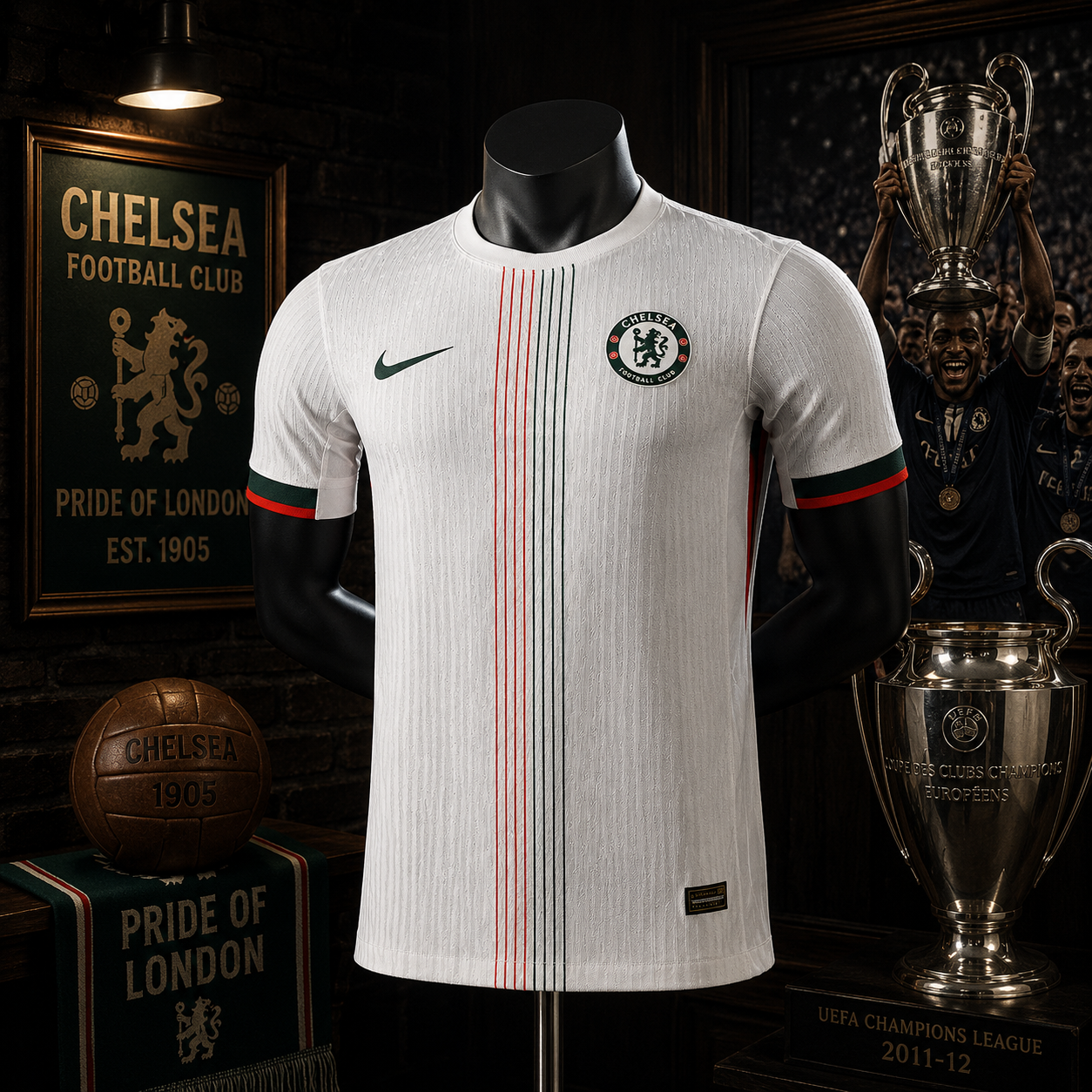 CHELSEA AWAY PLAYER VERSION SOLID JERSEY