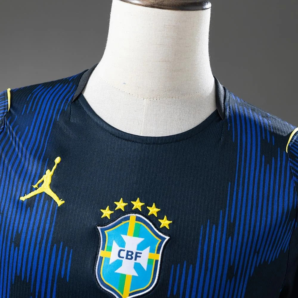 BRAZIL AWAY FAN VERSION SOLID JERSEY