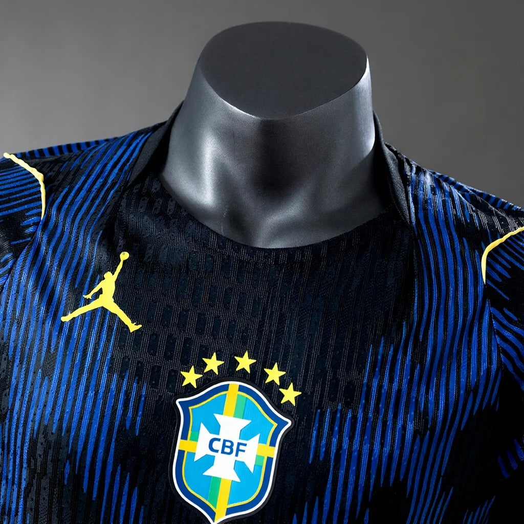 BRAZIL AWAY PLAYER VERSION SOLID JERSEY