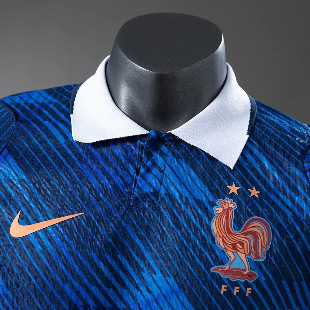 FRANCE HOME PLAYER VERSION SOILD JERSEY