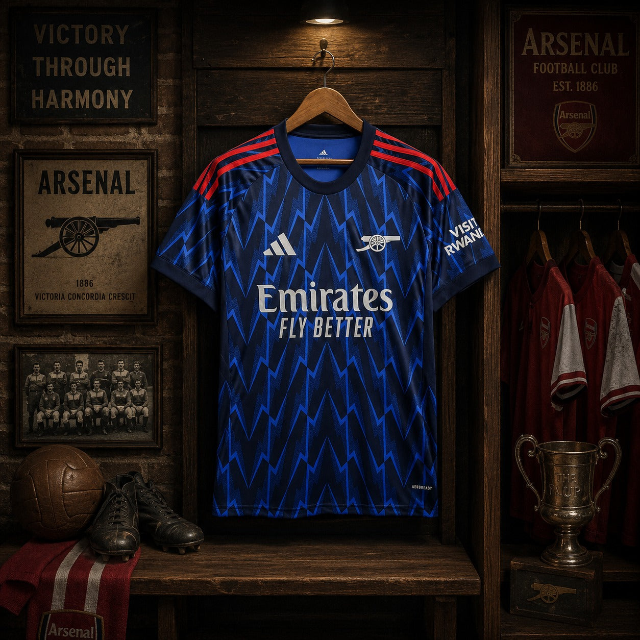 ARSENAL AWAY FAN VERSEION SOLID JERSEY